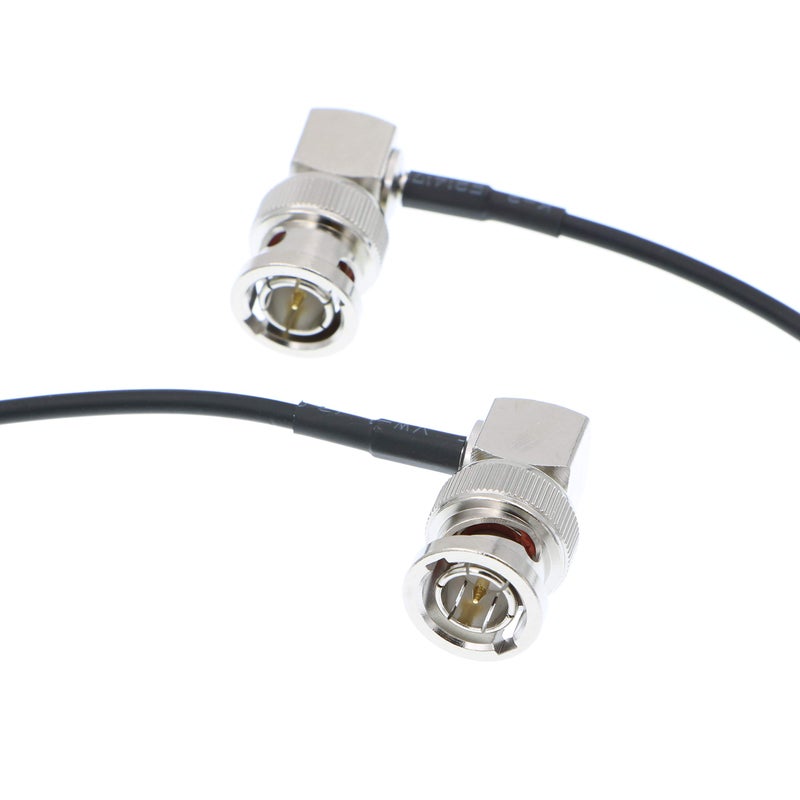 Alvin's Cables 3G SDI Cable BNC to BNC Cable Thin Flexible for Sony FS5| FS7| FX6, for Canon C300, Blackmagic URSA Camera, Atomos Ninja| Shogun Monitor, Right Angle 60CM| 2ft - Image 3